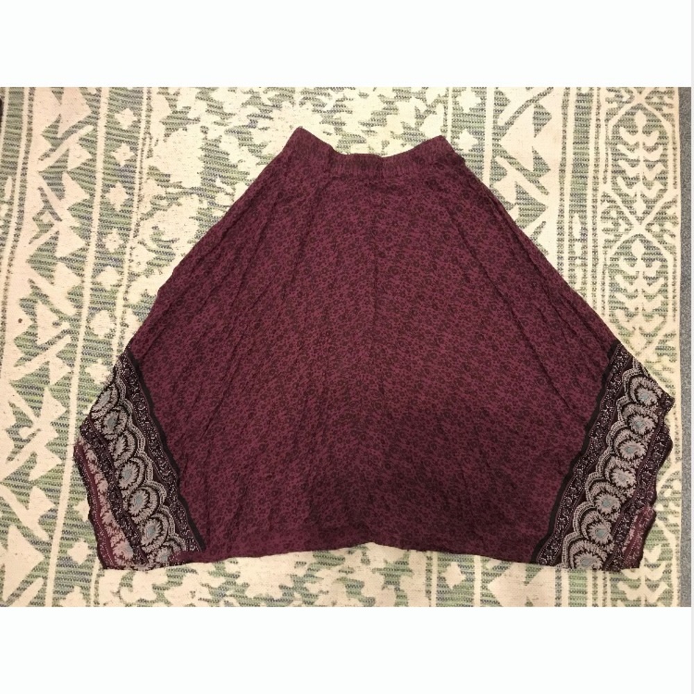 American Eagle Outfitters paisley midi skirt